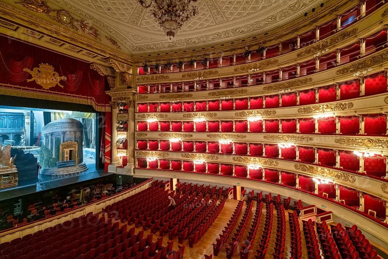 Milan Italy. Teatro alla Scala Opera House