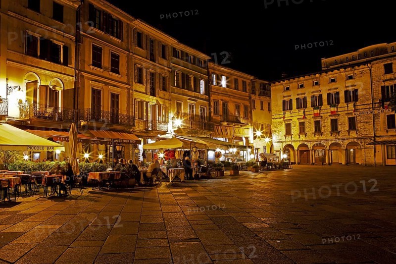 Piazza Motta, Old Town, Orta San Giulio, on Lake Orta, Province of Novara, Piedmont, Lago d'Orta, Italy, Europe