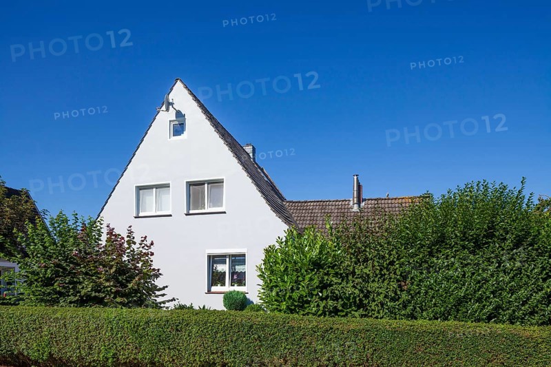 Residential house, single-family house, Brake, Wesermarsch, Lower Saxony, Germany, Europe