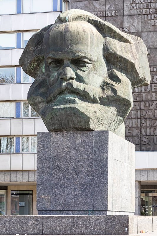 Karl Marx Monument, Chemnitz, Saxony, Germany, Europe
