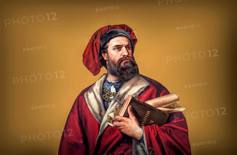Marco Polo, c.?1254 –1324, an Italian merchant, explorer and writer, digital edited