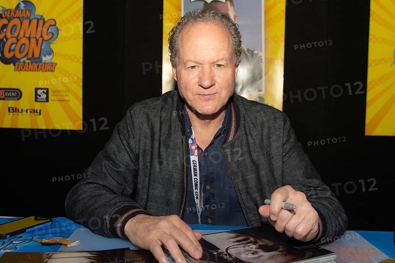 FRANKFURT, GERMANY, MAY 6th 2018: William Hope (*1955, actor, Hellbound: Hellraiser II, Sherlock Holmes, Captain America ? First Avenger, xXx, Aliens) at German Comic Con Frankfurt