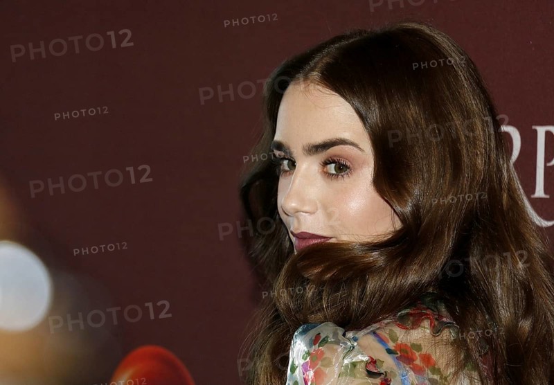 Lily Collins at the 'Les Miserables' Photo Call held at the Linwood Dunn Theater in Hollywood, USA on June 8, 2019