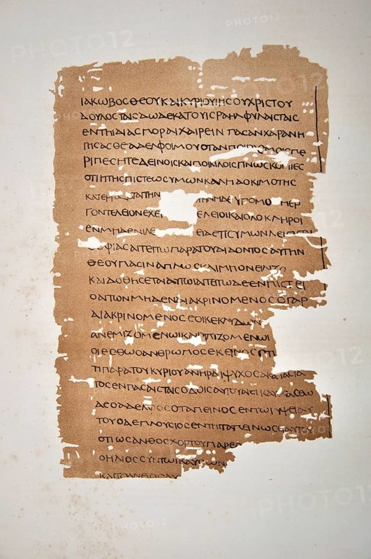 A possible first century Greek Manuscript of the Gospel of Matthew, published as a facsimile by Constantine Simonides in 1861. Simonides was a convicted forger and although this facsimile was denounced as a forgery, it has never been proven