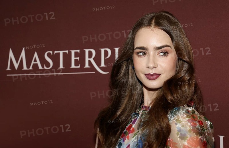 Lily Collins at the 'Les Miserables' Photo Call held at the Linwood Dunn Theater in Hollywood, USA on June 8, 2019