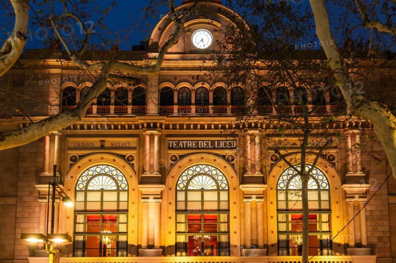 Gran Teatre del Liceu, theatre in Barcelona on the Ramblas, Barcelona, Spain, Europe