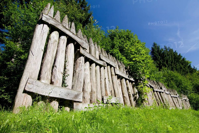 Germany, Hesse, Limeshain, Limes rampart, rampart, Limes, reconstruction, Roman period, Limes, Federal Republic of Germany, Europe