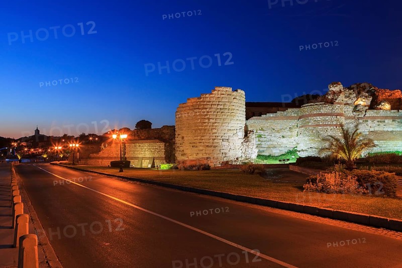 Old fortress, western gate of the Byzantine city wall, Nessebar, Burgas Province, Bulgaria, Europe