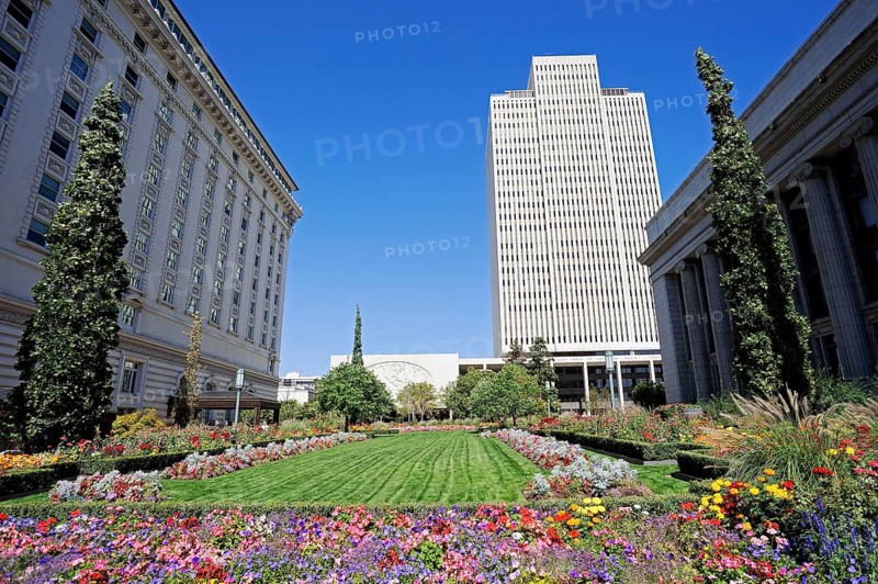 Church of Jesus Christ of Latter-day Saints, HLT, LDS Church Office Building, Temple Square, Salt Lake City, Utah, USA, North America