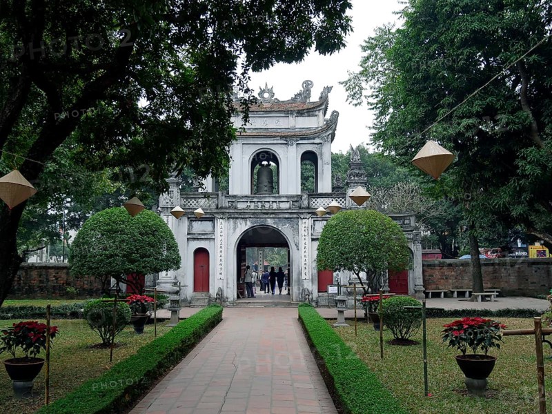 Vietnam, Hanoi, Van Mieu Temple, dedicated to Confusius, build in 1070, Asia