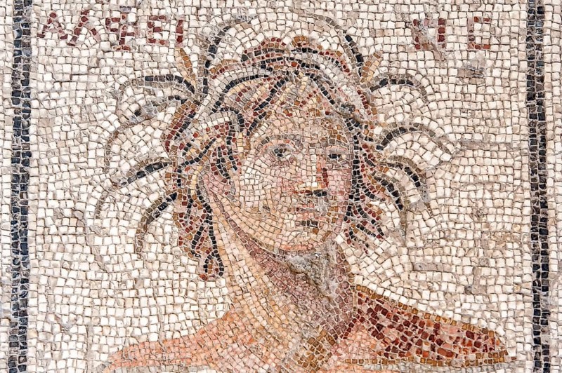 Mosaic river gods, 3rd century AD, Archaeological Museum, Antioch, Hatay Archaeological Museum, Antakya, Hatay, Turkey, Asia