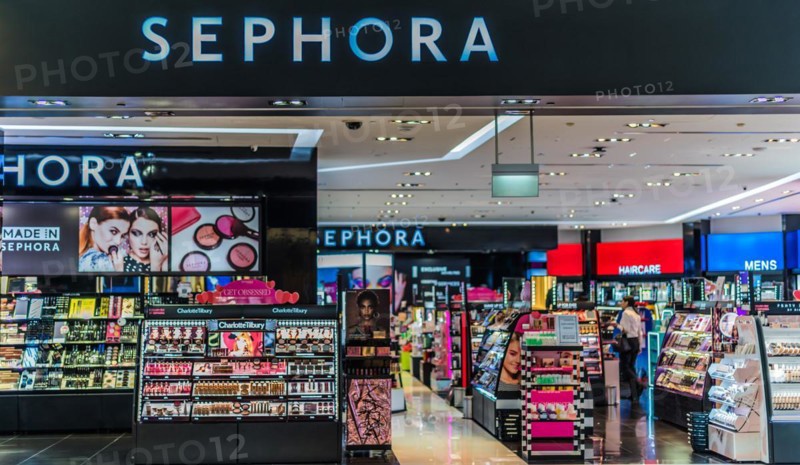 SINGAPORE - MAR 3, 2020: Sephora shop, a French multinational chain of personal care and beauty stores