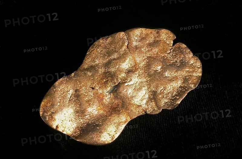 Copper against Black background