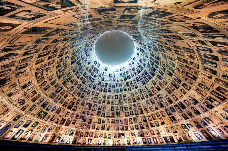 Jerusalem Israel. Yad Vashem. Memorial to the victims of the holocaust. The Hall of names