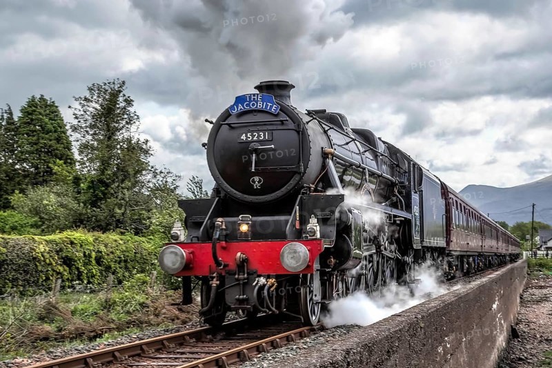The Jacobite Steaming through Corpach