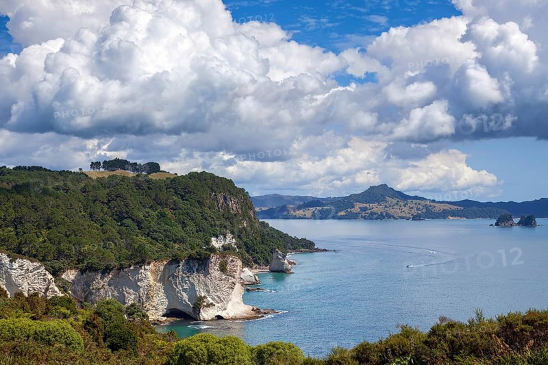 View towards Cathedral Cove