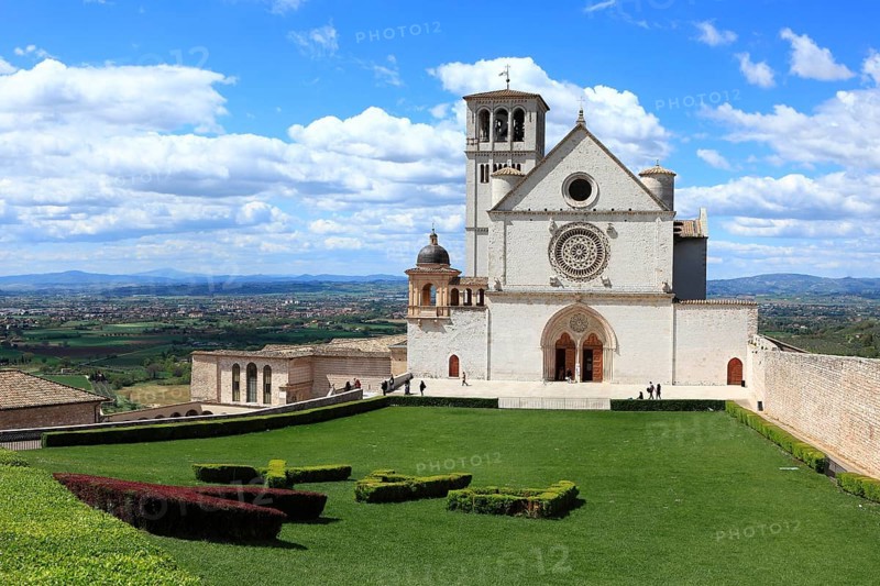 Basilica of San Francesco, Assisi, Umbria, Italy, Europe