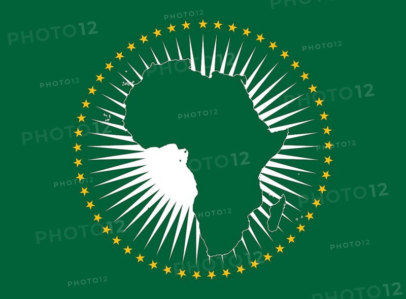 Flag of African Union, Vector illustration