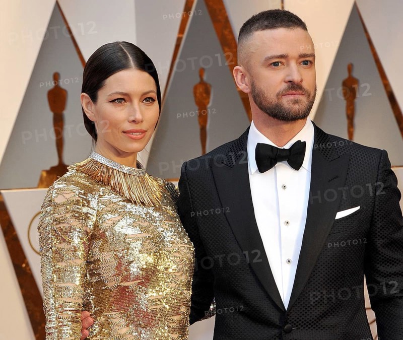Jessica Biel and Justin Timberlake at the 89th Annual Academy Awards held at the Hollywood and Highland Center in Hollywood, USA on February 26, 2017