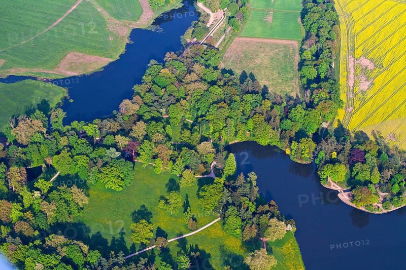 Lake Wörlitz, Dessau-Wörlitz Garden Realm, Wittenberg County, Saxony-Anhalt, Germany, Europe