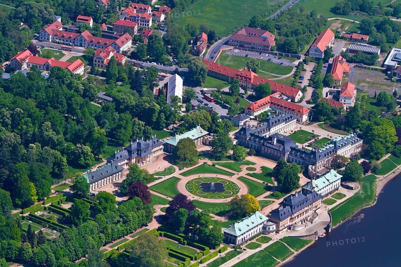 Pillnitz Palace, Elbe, Dresden, Saxony, Germany, Europe