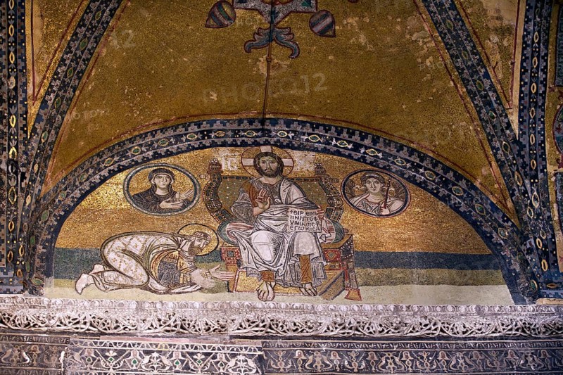 VI Leon Mosaic, Aya Sofya Mosque (Hagia Sophia), Istanbul Turkey