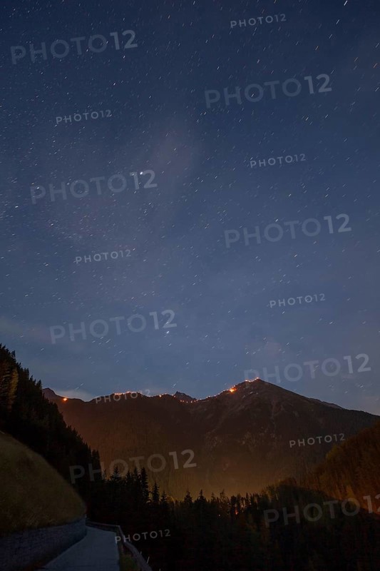 Sacred Heart Fire in Tyrol, Ötztal, Tyrol, Austria, Europe