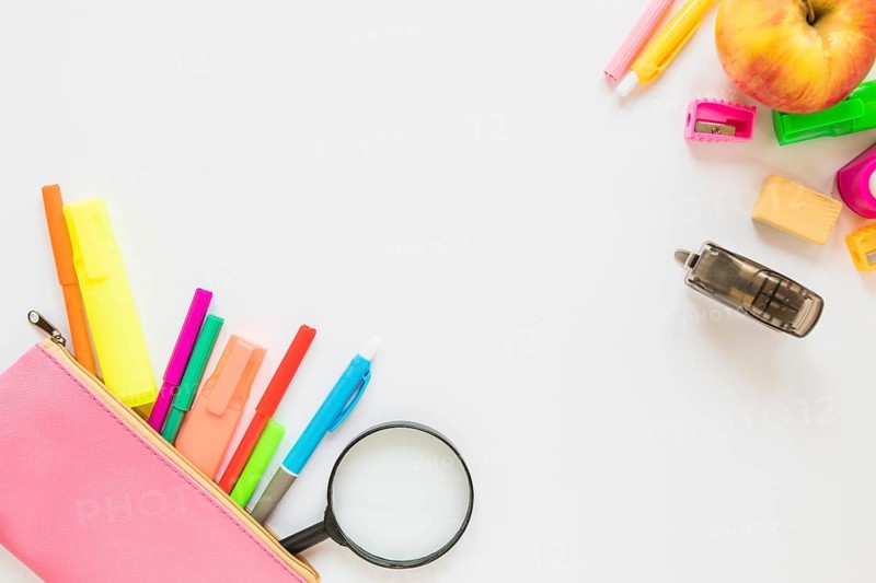 Stationery apple laid corners