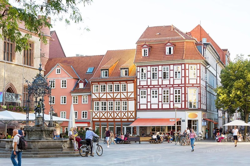 Göttingen Market Place, Göttingen, Lower Saxony, Germany, Europe