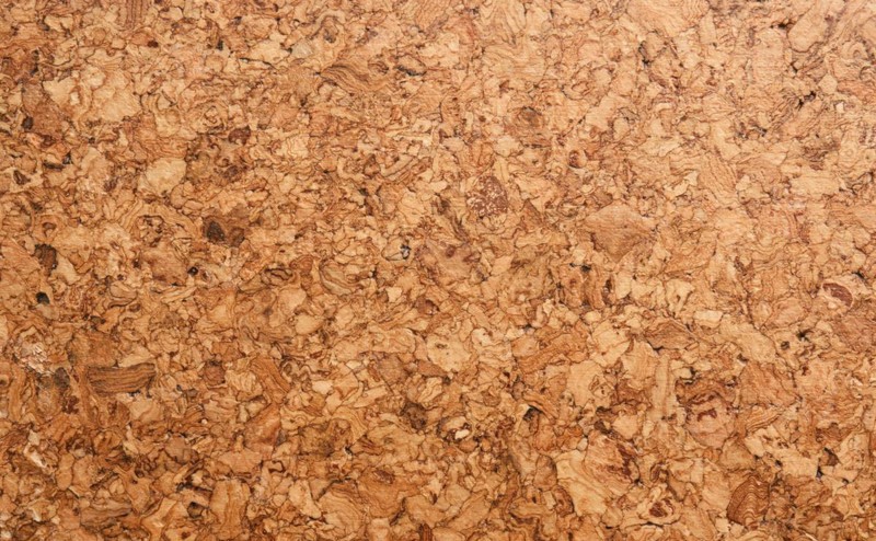 Texture of cork flooring, close up, cork flooring, natural living, sustainable materials using as background
