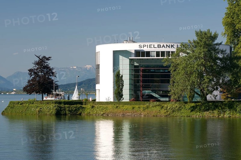 Casino, Lindau, Lake Constance, Bavaria, Germany, Europe