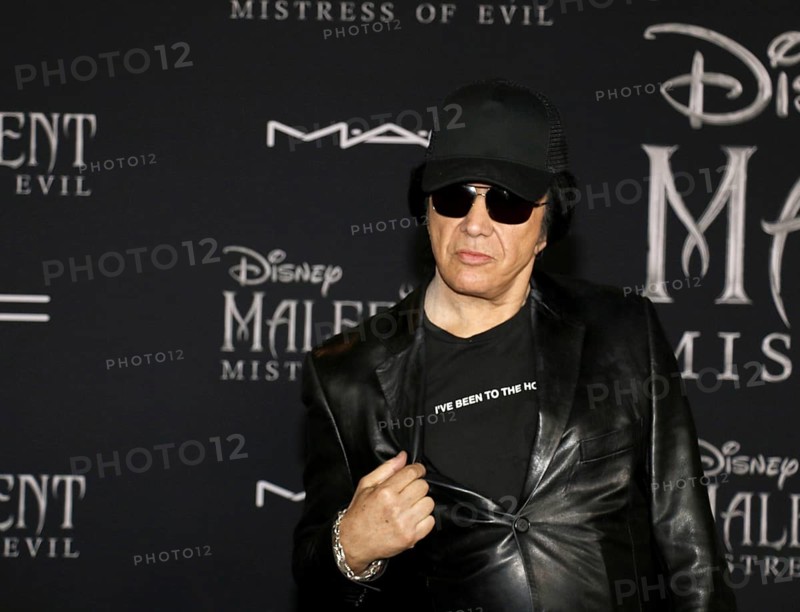 Gene Simmons at the World premiere of Disney's 'Maleficent: Mistress Of Evil' held at the El Capitan Theatre in Hollywood, USA on September 30, 2019