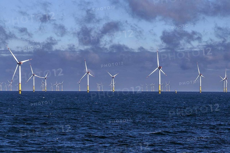 Baltic Sea offshore wind farm Arkona between Rügen and Bornholm, Denmark, Europe