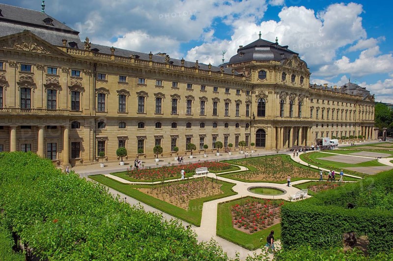 Wurzburg, Würzburg, Residenz, Würzburg Residenz, Hofgarten Park, Hof Garden, UNESCO World Heritage Site, Romantic Road, Franconia