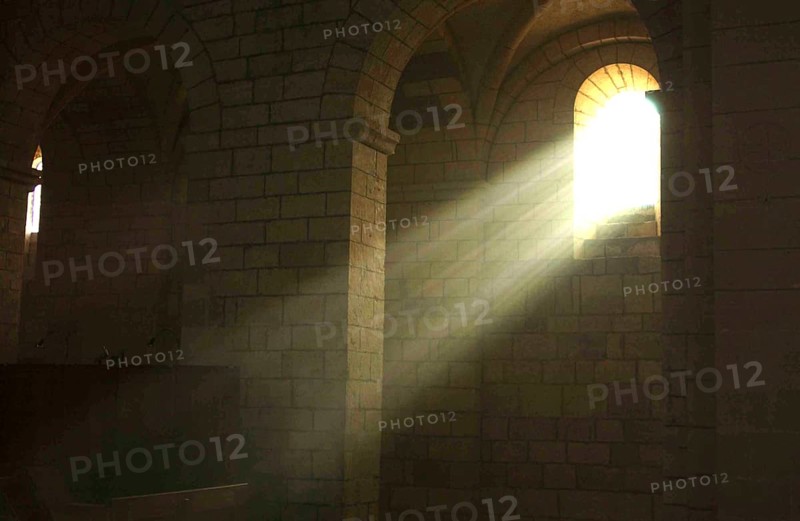 Ray of light in a church
