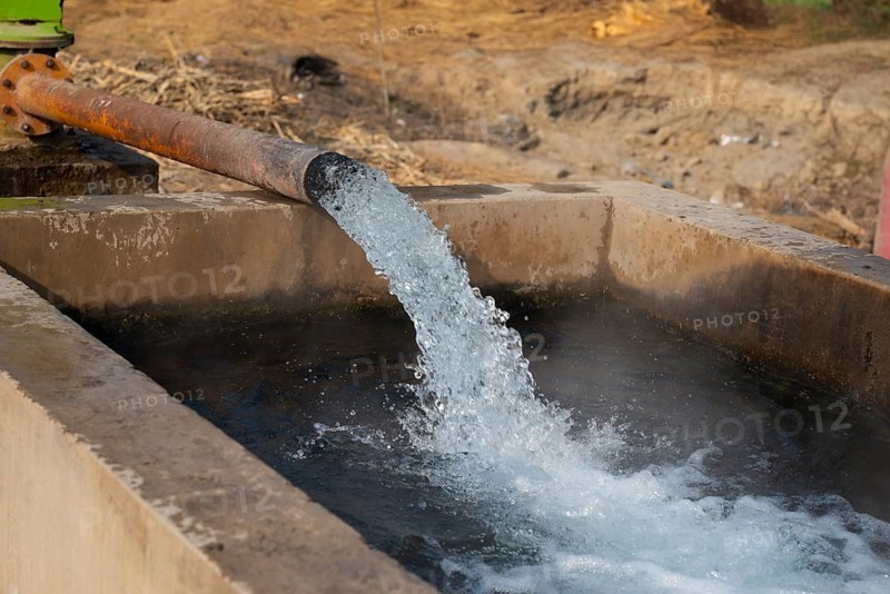 Turbine Pump, Field Irrigation system in Pakpattan District, Punjab, Pakistan, Asia