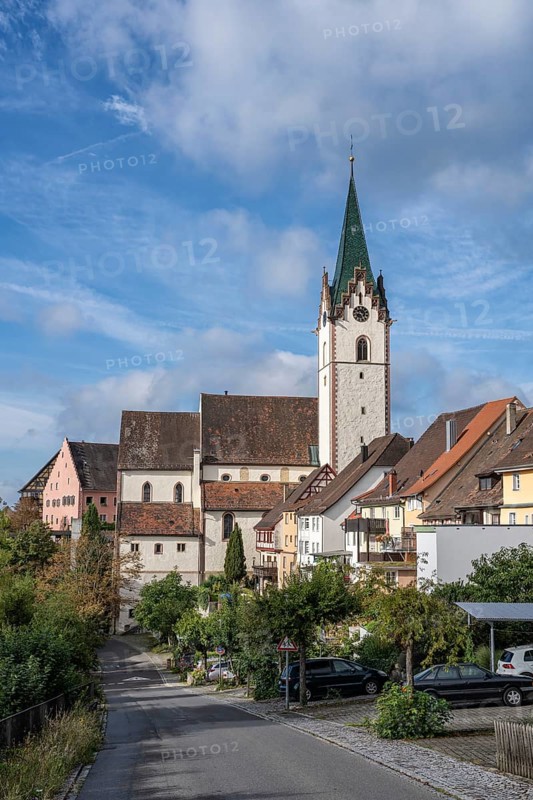 Old Town and Church of the Assumption of the Virgin Mary, Engen, Constance County, Baden-Württemberg, Germany, Europe