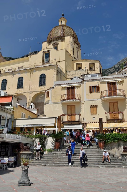 Santa Maria Assunta Church, Positano, Amalfi Coast, Costiera Amalfitana, Province of Salerno, Campania, Italy, Europe