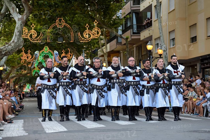Parade, Moros y Cristianos, Moors and Christians, Dénia, Province of Valencia, Costa Blanca, Spain, Europe