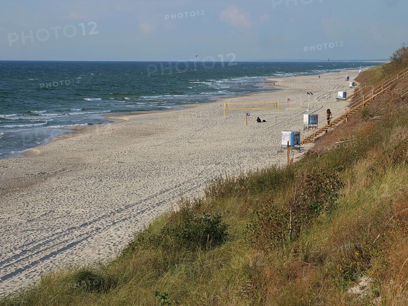 Dunes and beach on the Baltic Sea in the Curonian Spit National Park, Dune, Nida, Curonian Spit, Lithuania, Europe