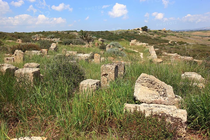 Selinunte, remains of the temples in the archaeological site of Selinunte, Trapani province, Sicily, Italy, Europe