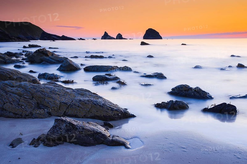Rocky coast in the north-west of Scotland