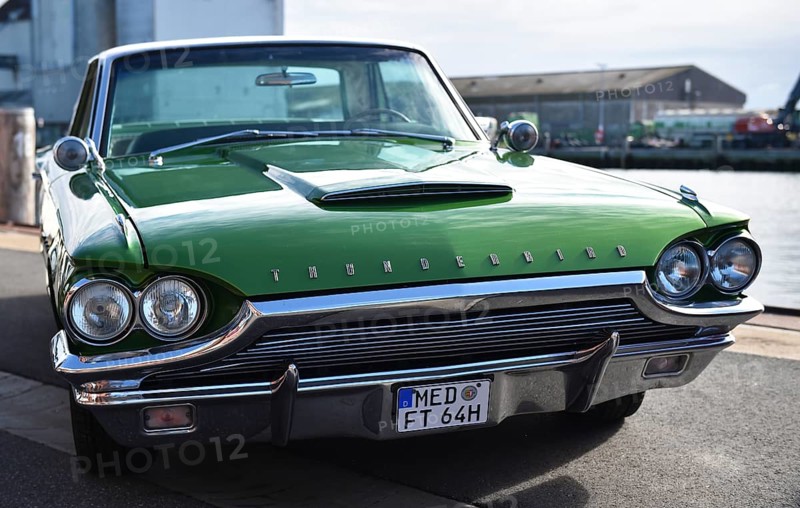 FORD Thunderbird Coupé 6. 4 V8, 1964, at a classic car meeting in Büsum, Germany, Europe
