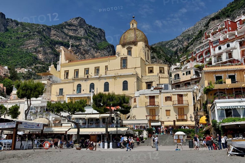 Santa Maria Assunta Church, Positano, Amalfi Coast, Costiera Amalfitana, Province of Salerno, Campania, Italy, Europe