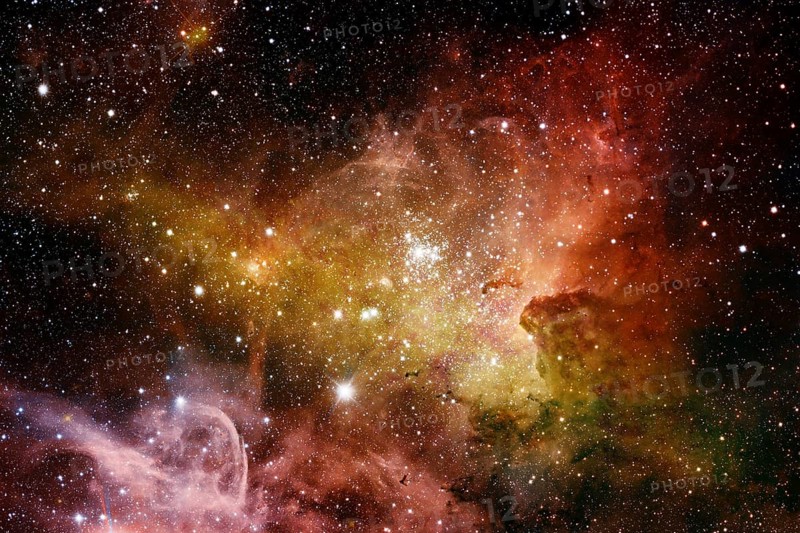 Nebulae and stars in outer space, glowing mysterious universe. Elements of this image furnished by NASA