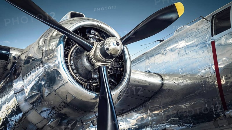 propeller of an historical warbird