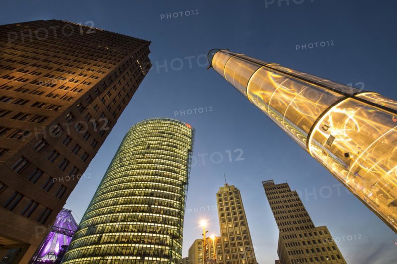 Potsdamer Platz (literally Potsdam Square) is an important public square and traffic intersection in the centre of Berlin, Germany, lying about 1 km (1) (100 yd) south of the Brandenburg Gate and the Reichstag (German Parliament Building), Europe