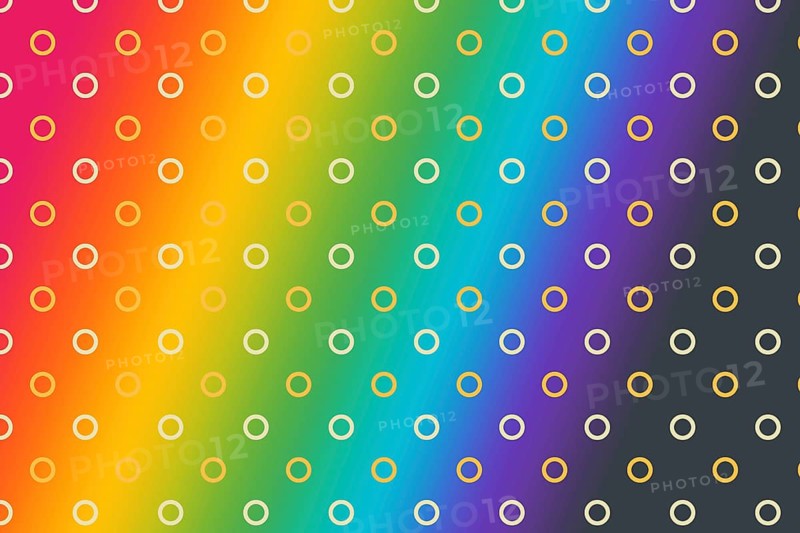Creative concept colorful dots background. Abstract dotted design for poster, card, banner, empty bubble