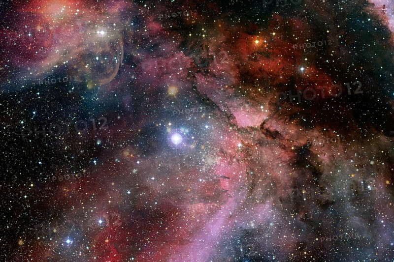 Nebula, cluster of stars in deep space. Science fiction art. Elements of this image furnished by NASA