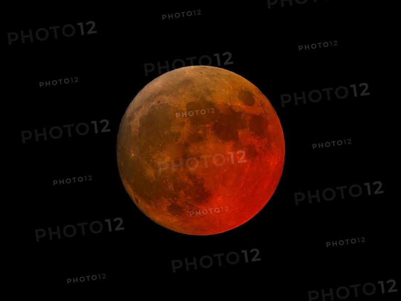 Super blood moon total eclipse